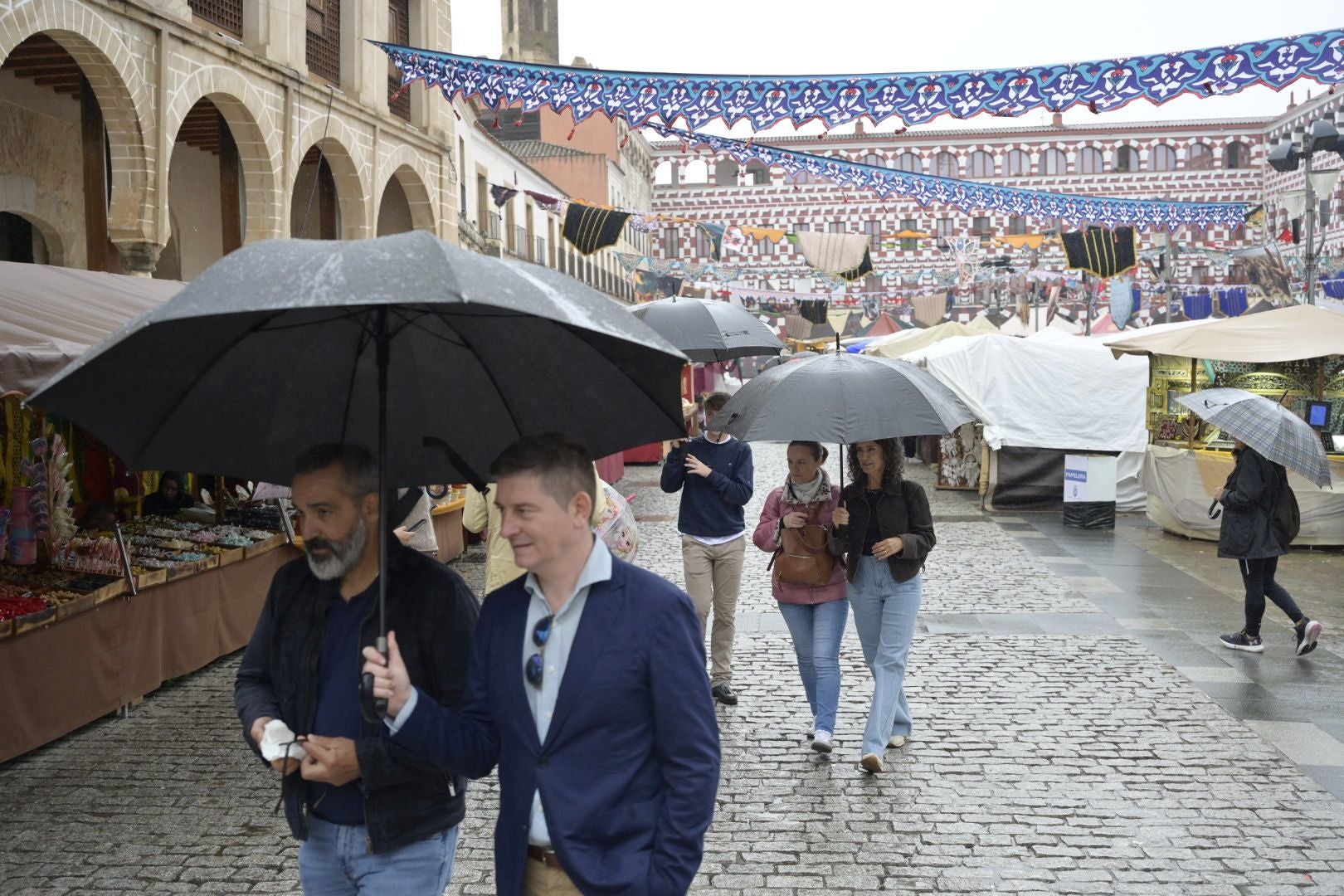 Domingo triste en Al-Mossassa, una fiesta pasada por agua