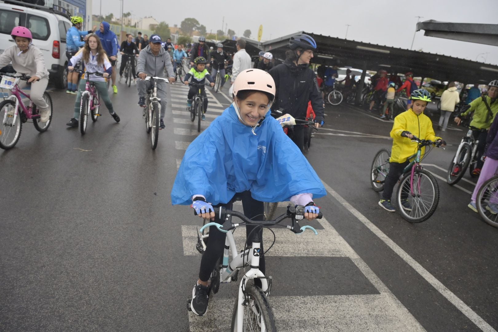 La cancelación del Día de la Bicicleta de Badajoz, en imágenes