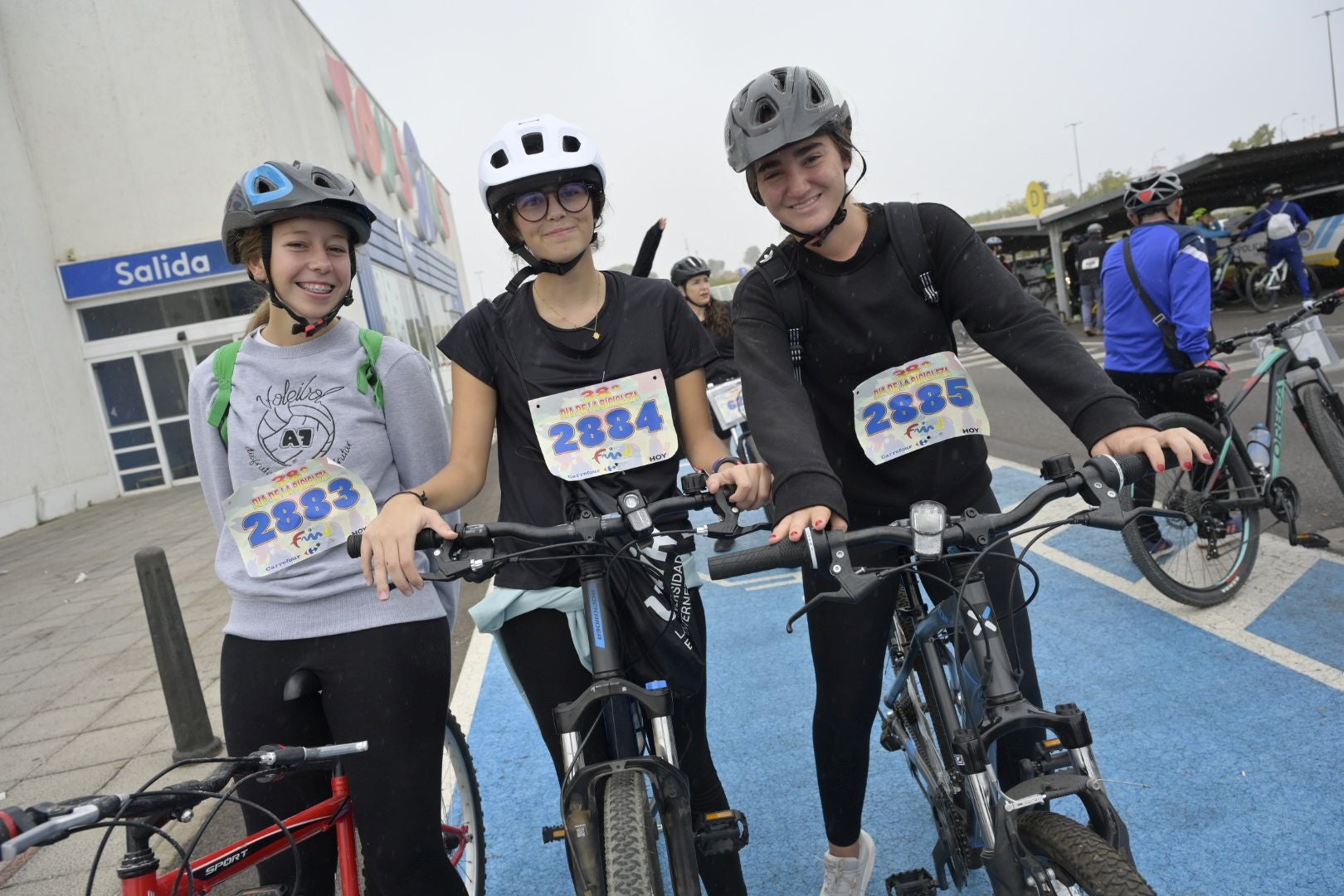 La cancelación del Día de la Bicicleta de Badajoz, en imágenes