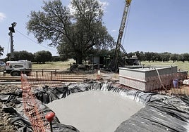 Prospecciones en el yacimiento Las Navas de Cañaveral en mayo de 2020.