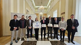 Presentando la capitalidad deportiva en Cáceres.