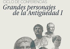Cartel anunciador del ciclo del Museo Romano.