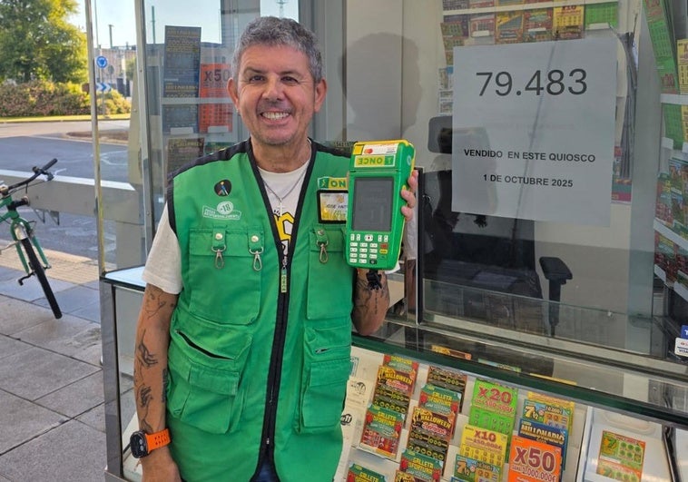 El cupón de la ONCE reparte 780.000 euros en Badajoz: «Tengo una clientela fiel de vecinos del barrio»
