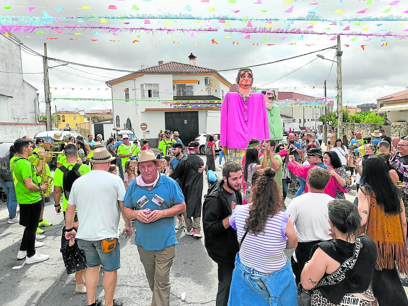 Ambiente con los gigantes y cabezudos, el año pasado.