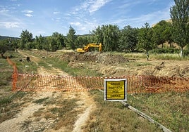 Obras de la primera fase del nuevo saneamiento para renovar el llamado colector Universidad.