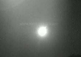 Bólido avistado durante la pasada madrugada.