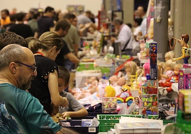 Zona de muñecas, muy visitada.