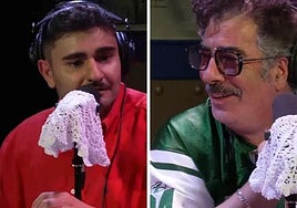 David Puerto y Agustín Jiménez en su podcast