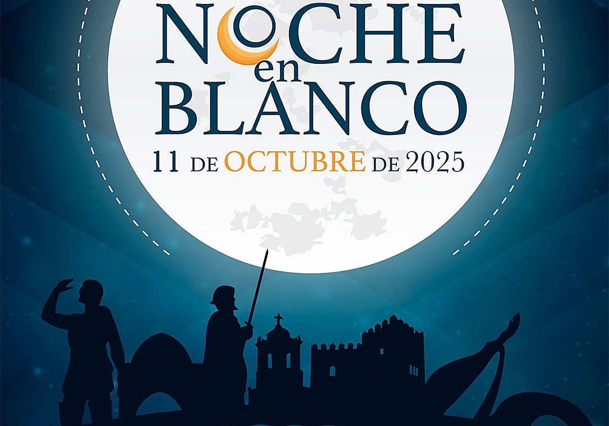 Cartel anunciador de la novena edición de 'La Noche en blanco' jerezana.