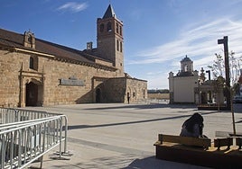 Plaza de la basílica de Santa Eulalia.