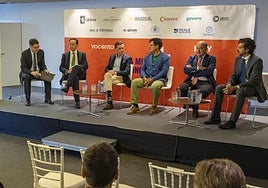 José Orantos, Manueel Cabalgante, Saturnino Corchero, Juan Carlos Cotallo, Carlos Izquierdo y Carlos Ureña.