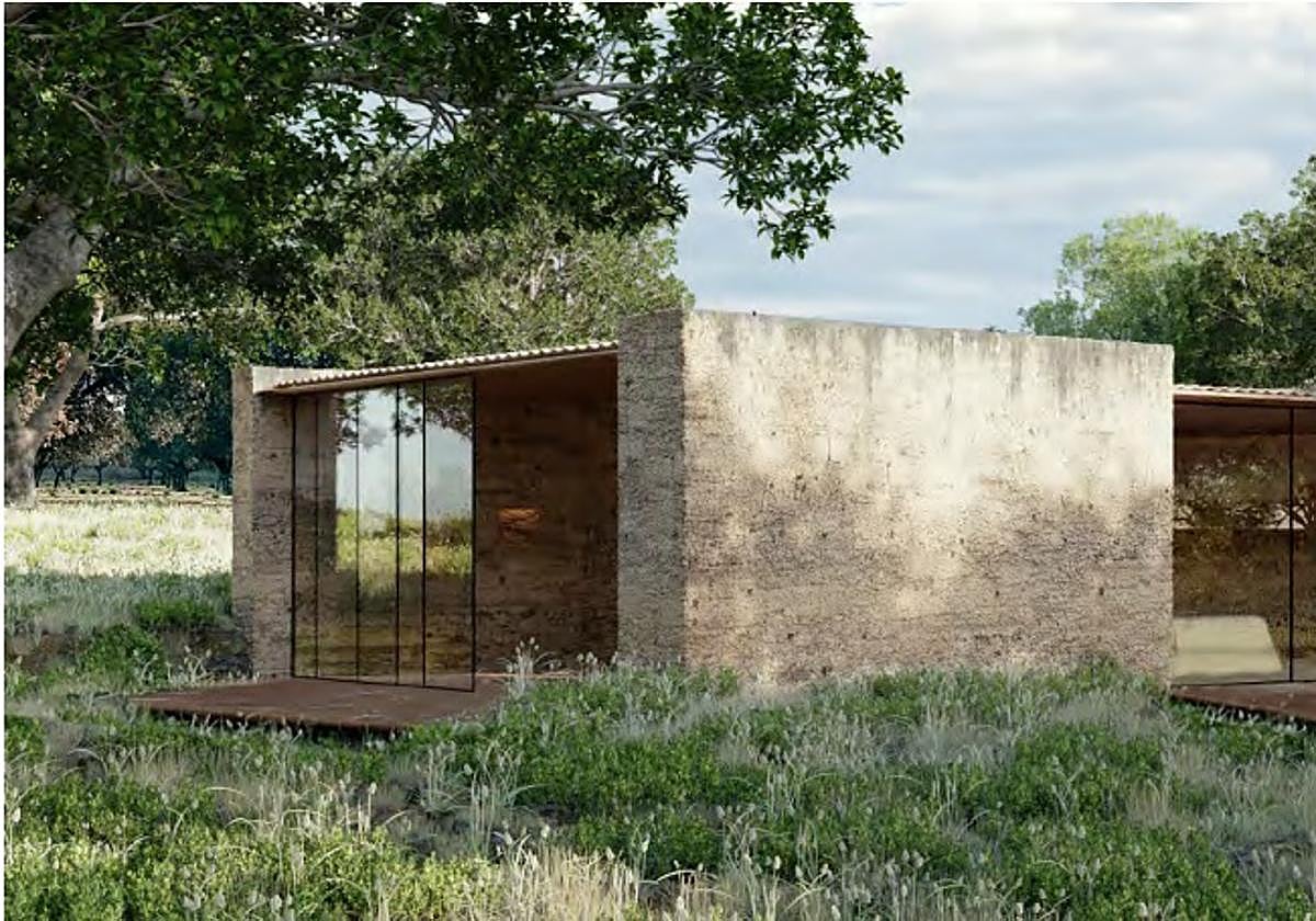 Así es el alojamiento hotelero que proyecta el dueño de Quirón en Monfragüe