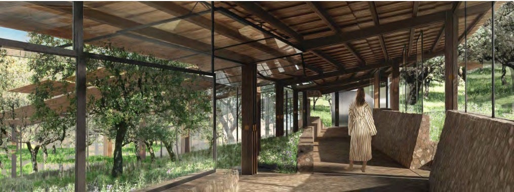 Así es el alojamiento hotelero que proyecta el dueño de Quirón en Monfragüe