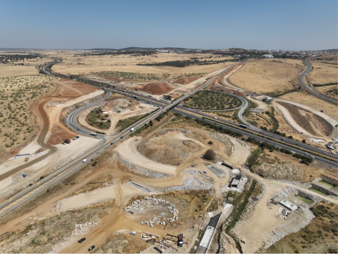 Estado obras enlace A-58 con A-66; en el punto kilométrico 1,500