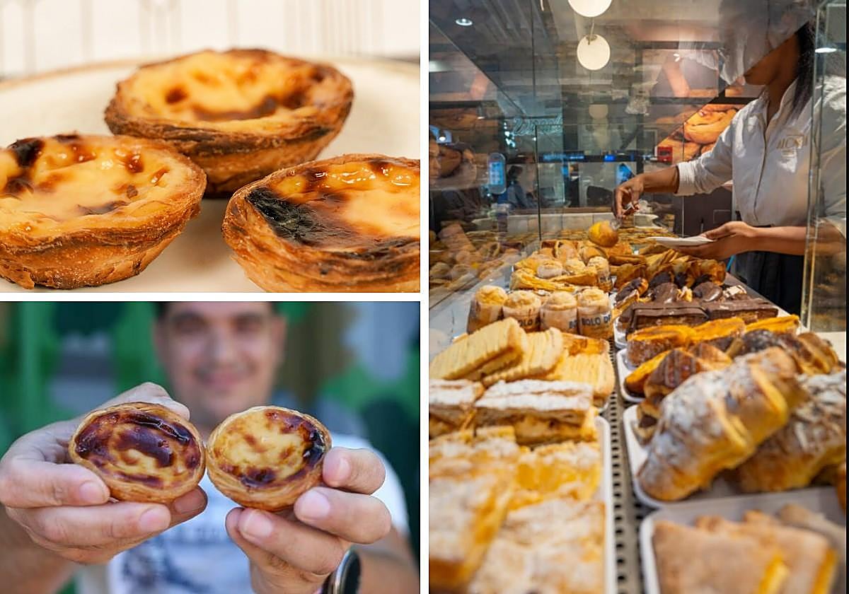 Imágenes de los pasteles de nata de Aloma