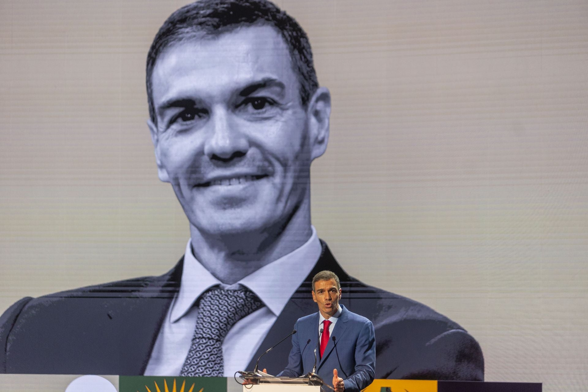 Fotos | La intervención de Pedro Sánchez en Turespaña, en imágenes