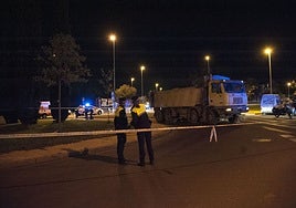 Accidente con un fallecido en el puente Real con un camión implicado.