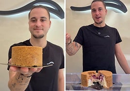 La tarta de queso de este chef extremeño se come al revés y está triunfando en Cáceres
