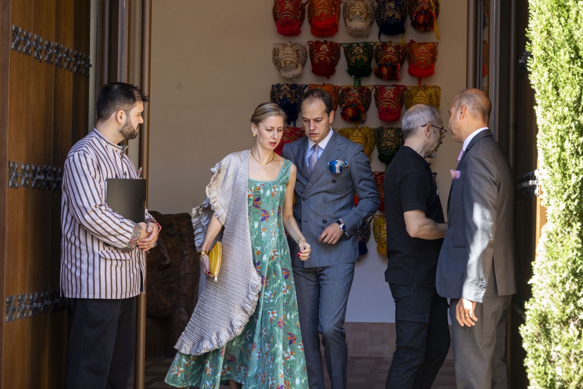La boda de Fernando Palazuelo y Micaela Belmont, en imágenes
