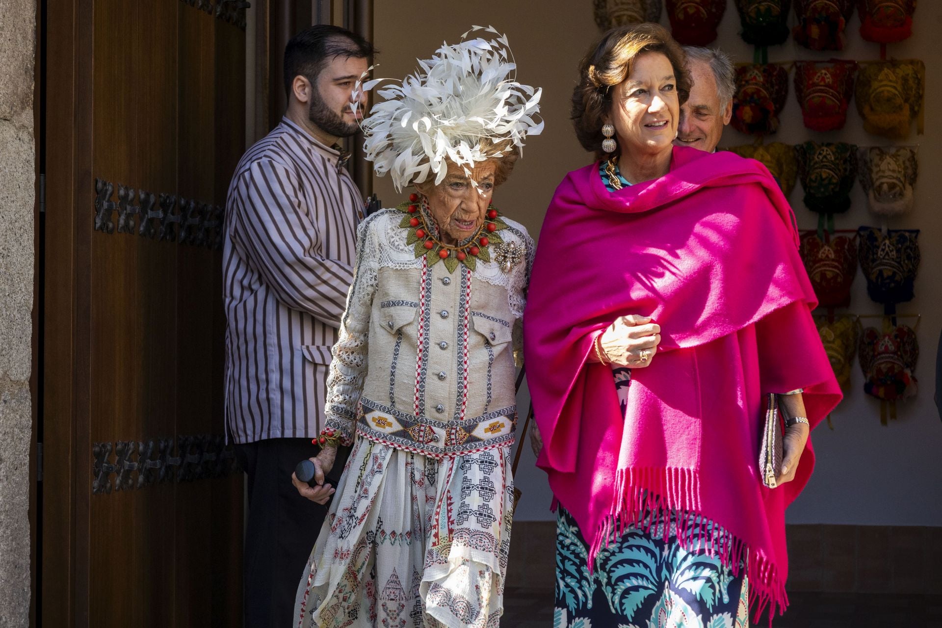 La boda de Fernando Palazuelo y Micaela Belmont, en imágenes