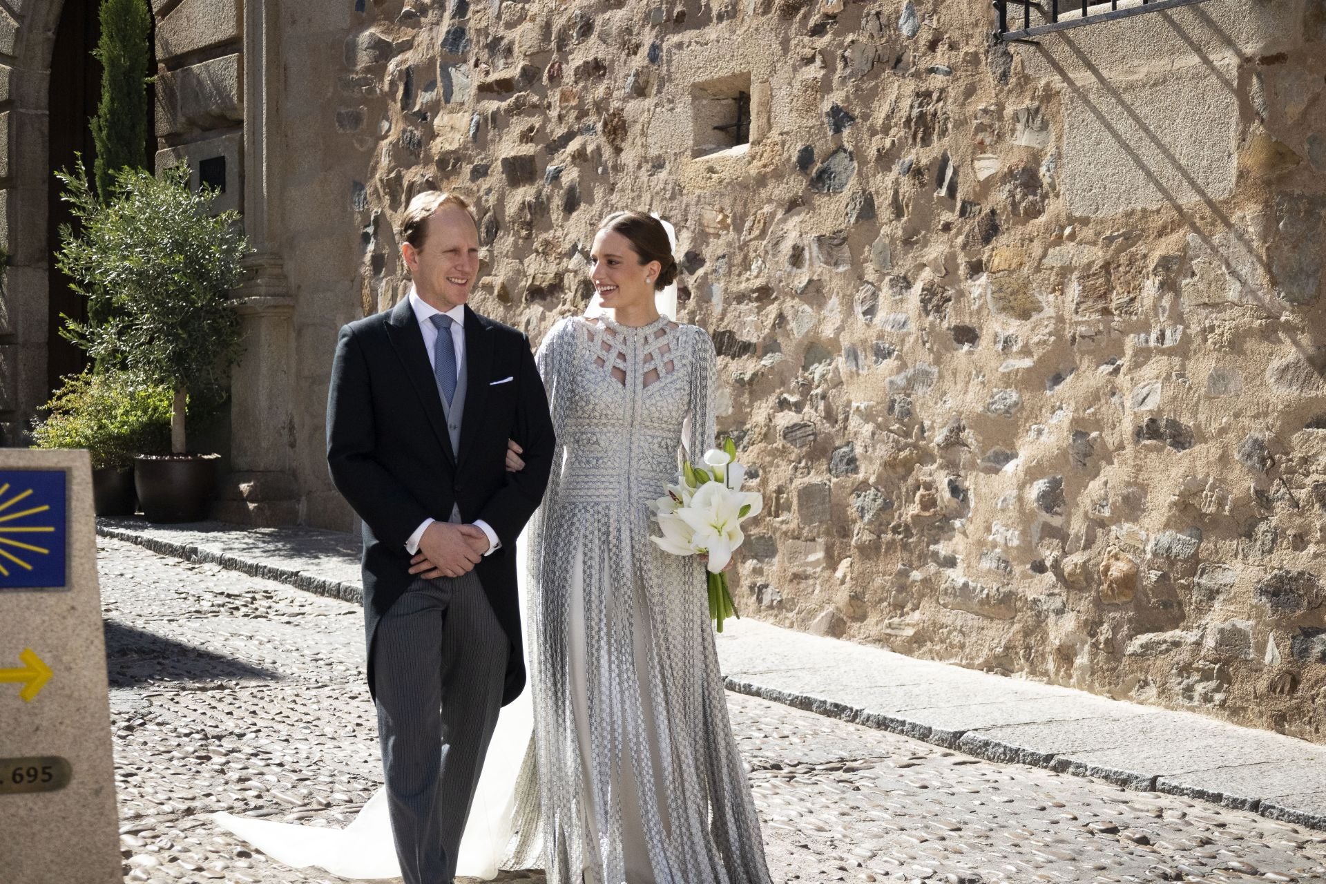 La boda de Fernando Palazuelo y Micaela Belmont, en imágenes