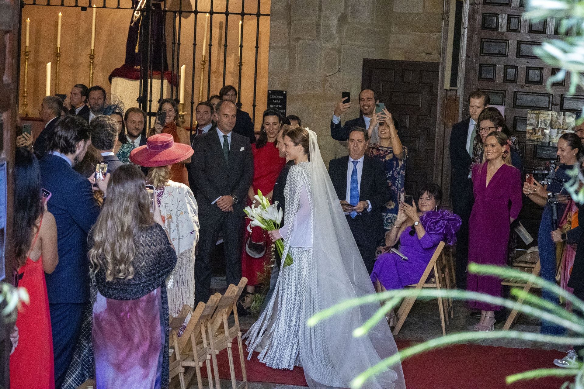 La boda de Fernando Palazuelo y Micaela Belmont, en imágenes