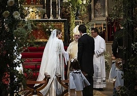 La boda de Fernando Palazuelo y Micaela Belmont, en imágenes