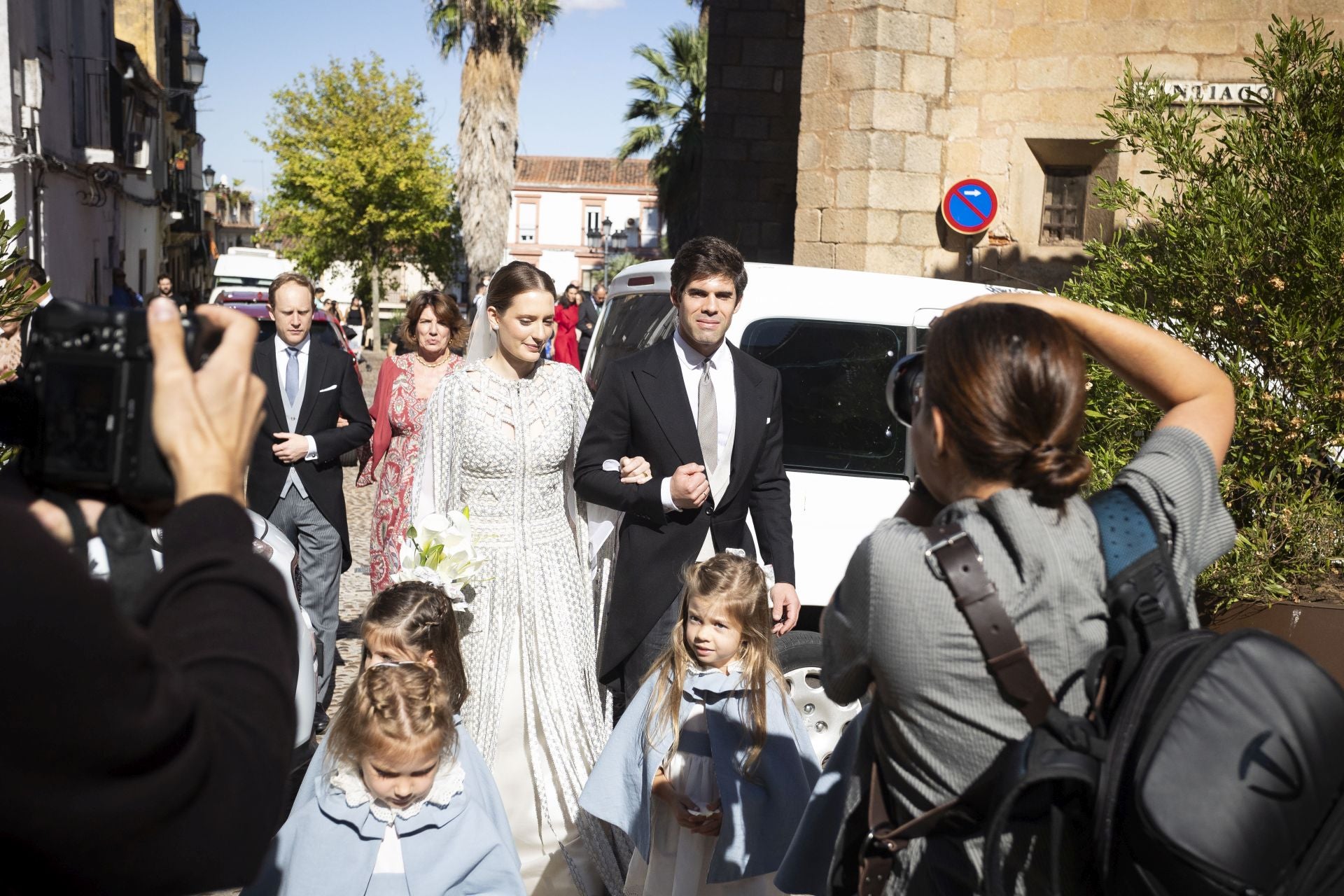 La boda de Fernando Palazuelo y Micaela Belmont, en imágenes