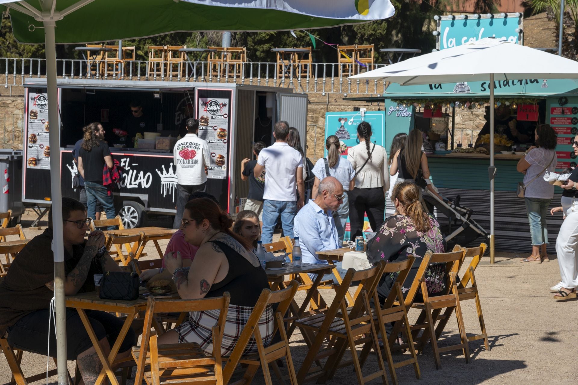 Algunos de los puestos han viajado desde la otra punta del país. 