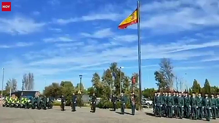 Celebración del Día del Pilar en la Comandancia de Cáceres