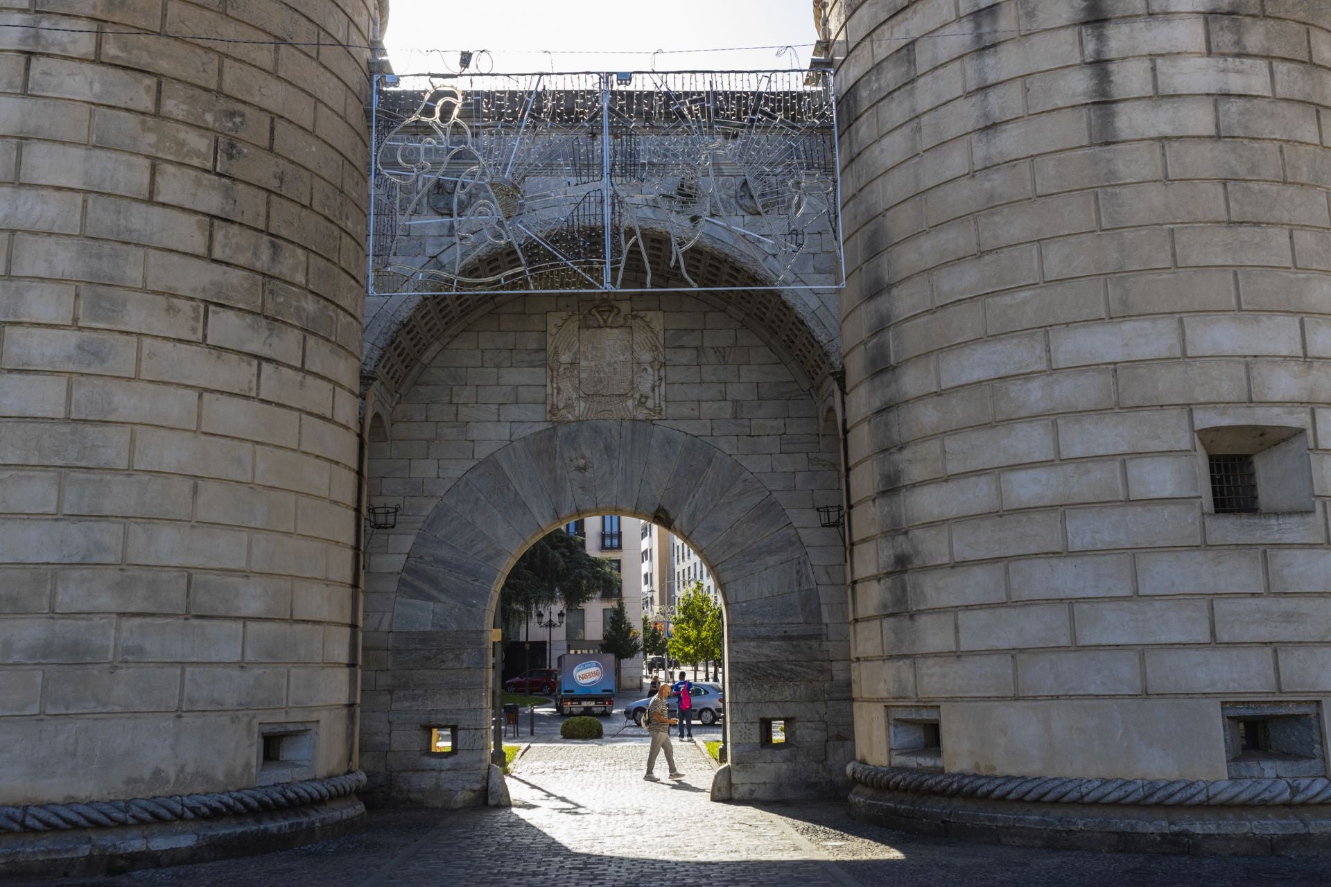 Nacimiento colocado en la Puerta de Palmas. 