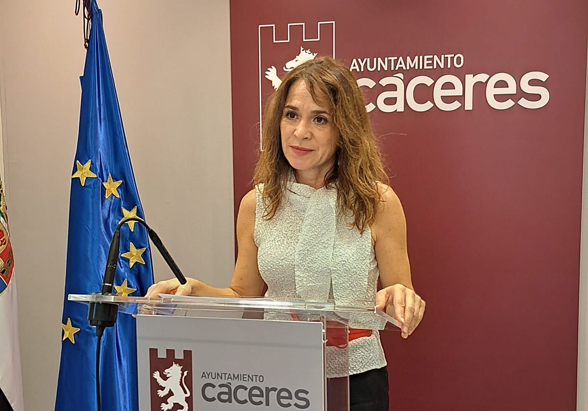 La portavoz municipal del PSOE, Belén Fernández.