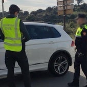 Imagen de archivo de agentes de la Guardia Civil y la Policía Local en un control.