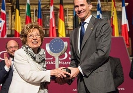 Fallece Sofía Corradi, 'Mamma Erasmus' y Premio Europeo Carlos V en Yuste: así recuerda María Guardiola su paso por Extremadura
