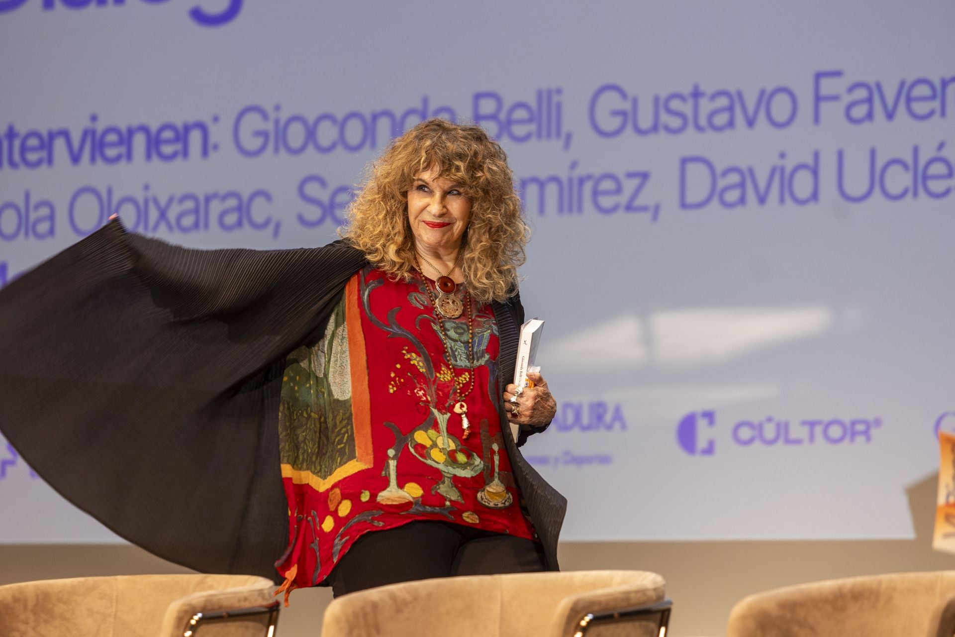 La escritora nicaragüense Gioconda Belli.