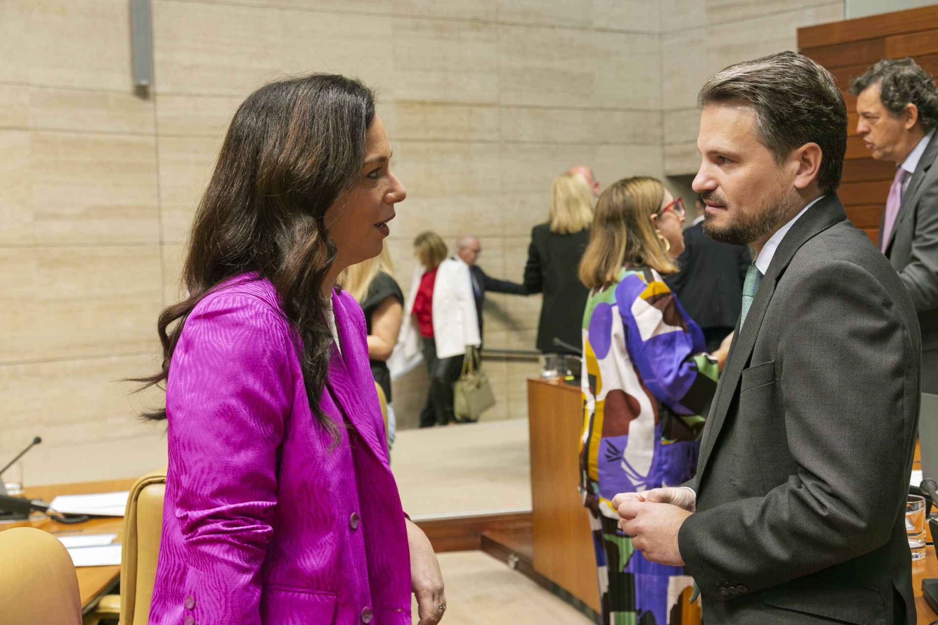 El pleno de la Asamblea de Extremadura, en imágenes