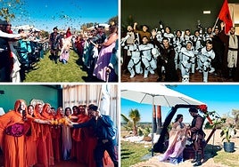 Una boda de otra galaxia: dos pacenses se casan al estilo Star Wars