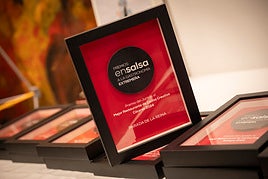 Premio de la pasada edición