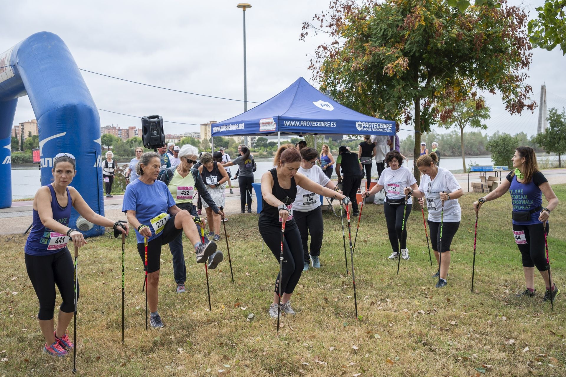 Marcha nórdica en Badajoz