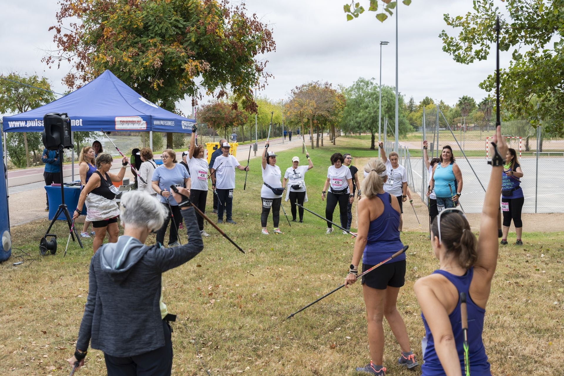 Marcha nórdica en Badajoz