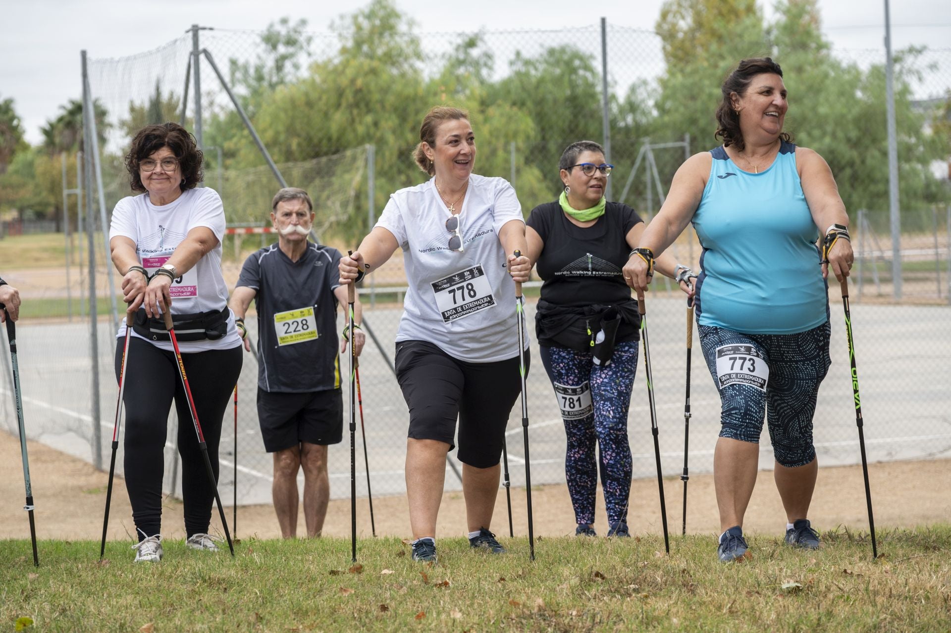 Marcha nórdica en Badajoz