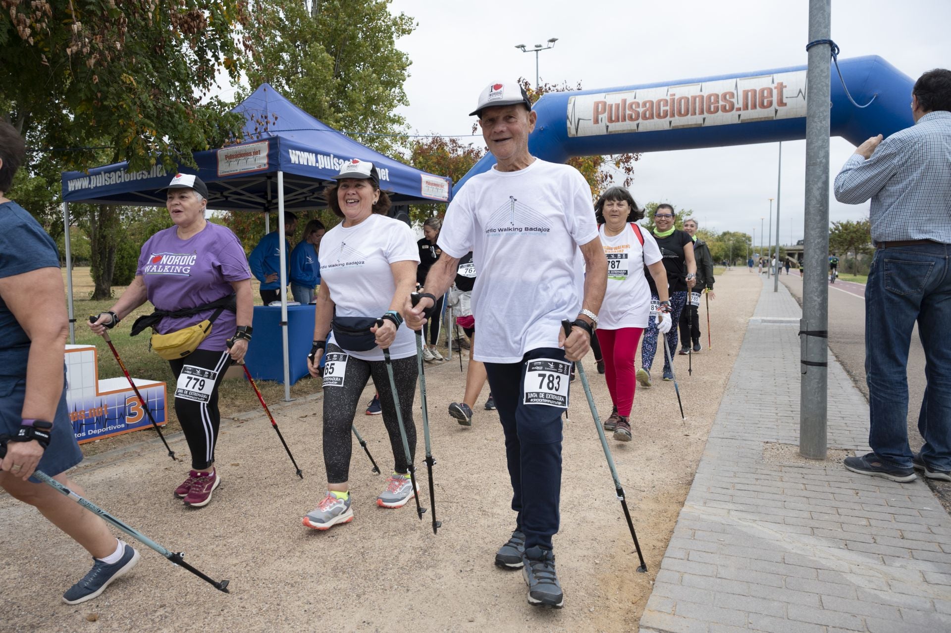 Marcha nórdica en Badajoz