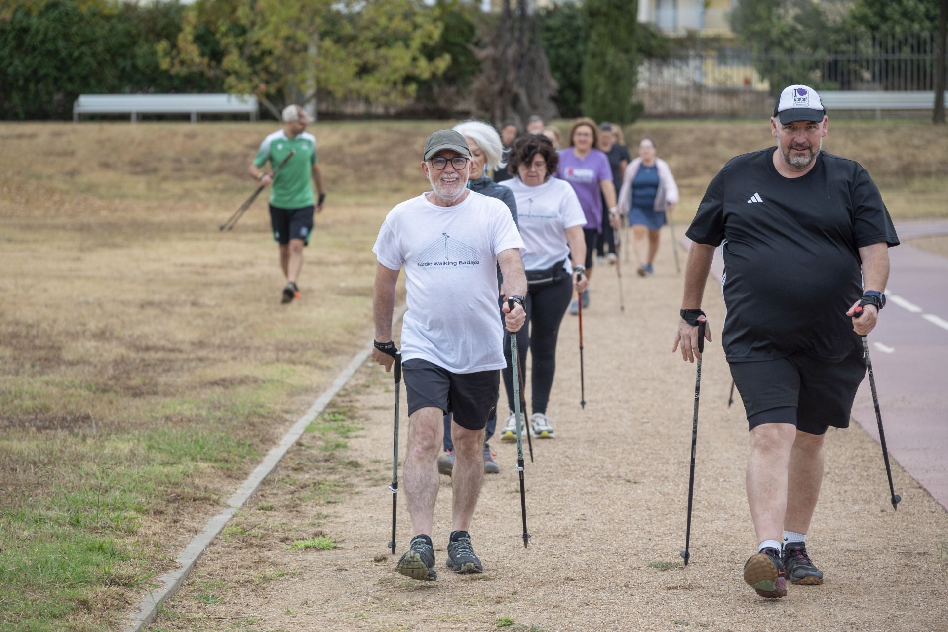 Marcha nórdica en Badajoz