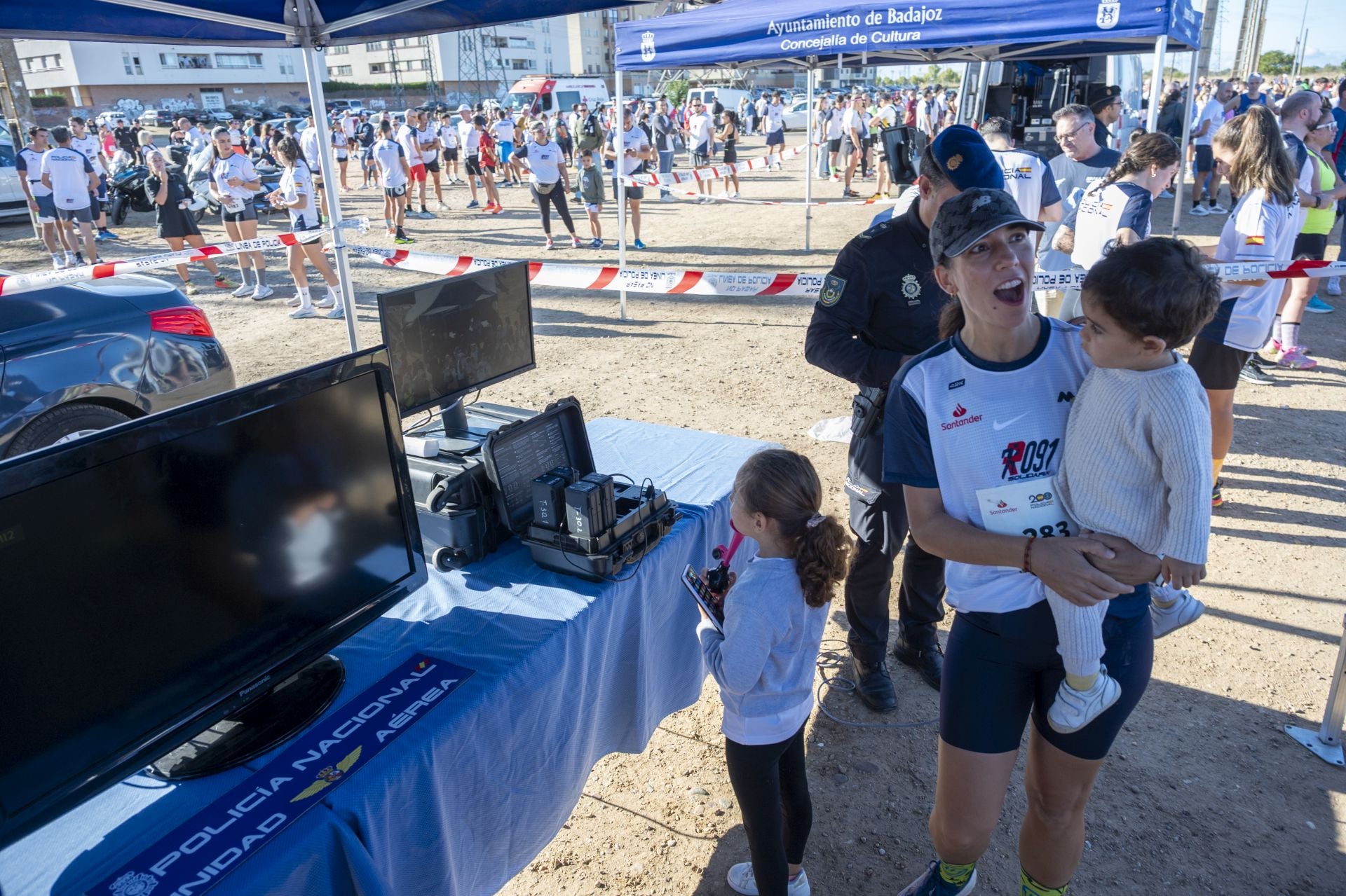 La &#039;Ruta 091&#039; de la Policía Nacional en Badajoz