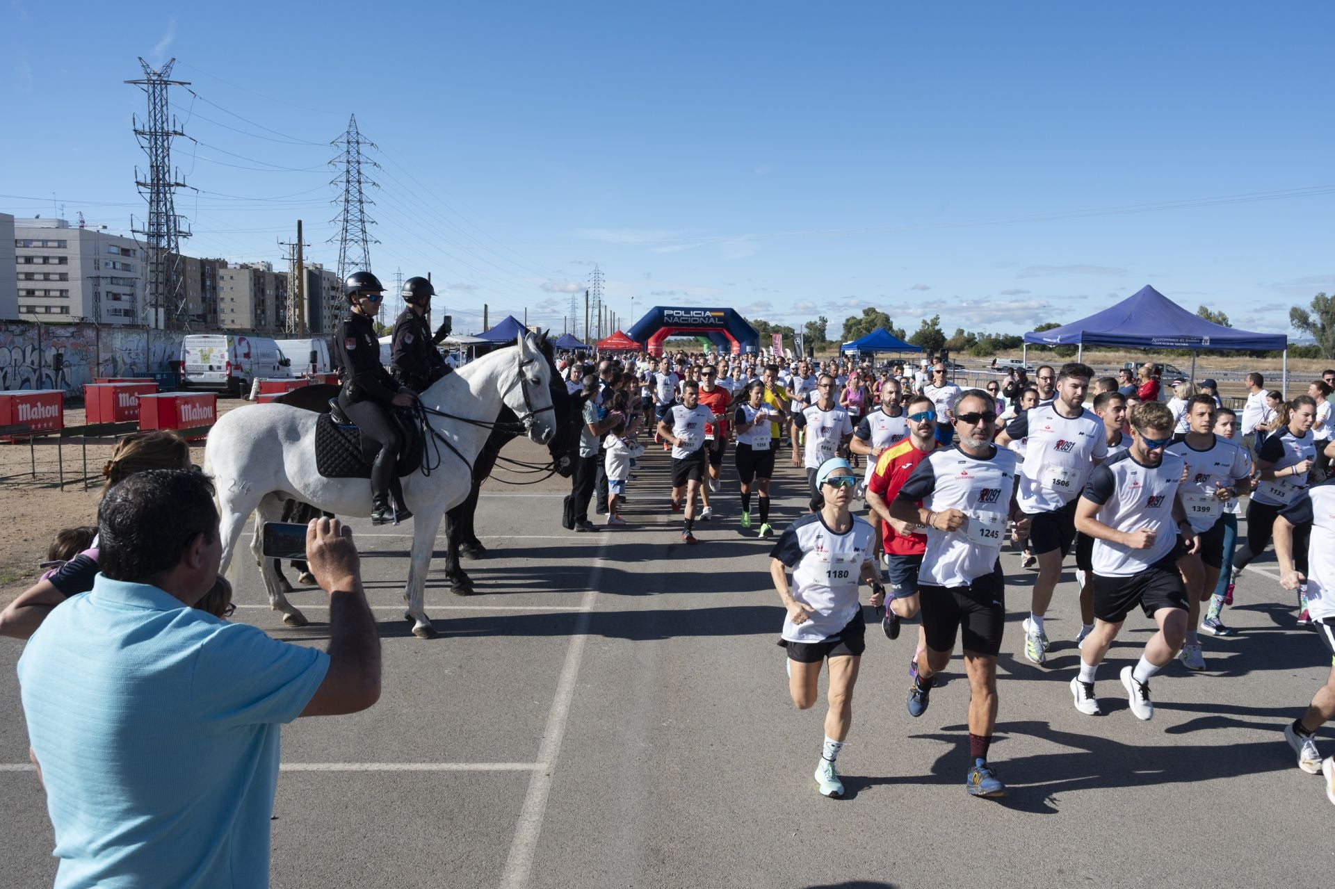 La &#039;Ruta 091&#039; de la Policía Nacional en Badajoz