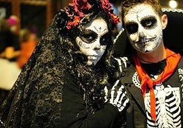 Celebración del 'Día de Muertos' mexicano.