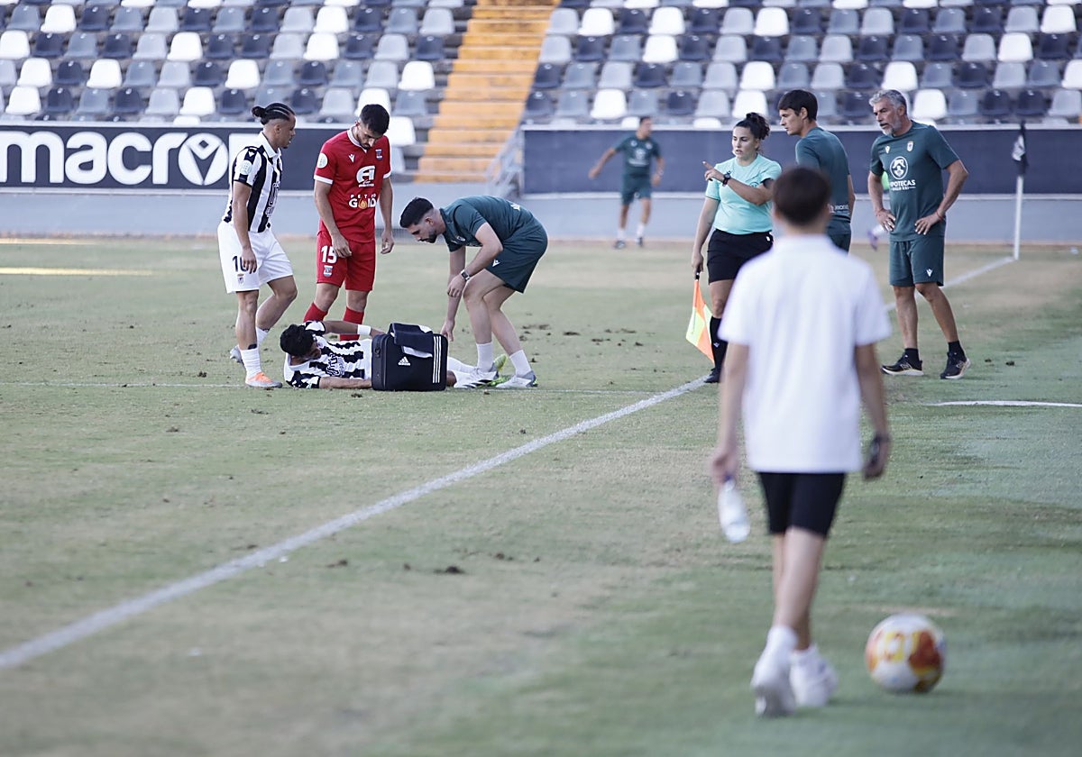 Las lesiones están lastrando al Badajoz en este inicio de temporada.