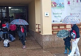 Educación envía una alerta a las familias para pedir «precaución» por el temporal del miércoles