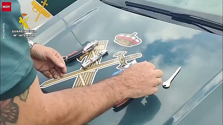 Detenidos por robar material metálico valorado en 23.500 euros cerca de Cáceres