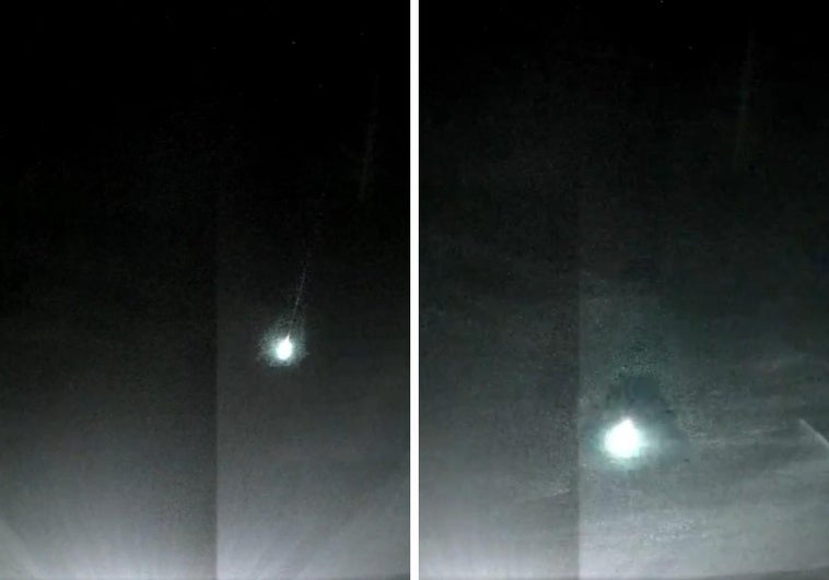 Una enorme bola de luz ilumina de verde el cielo de Extremadura: los expertos explican qué fue realmente